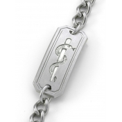 Curb Chain with Satin ID - B01